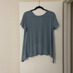 Sheer Lululemon Work Out Top, tie back